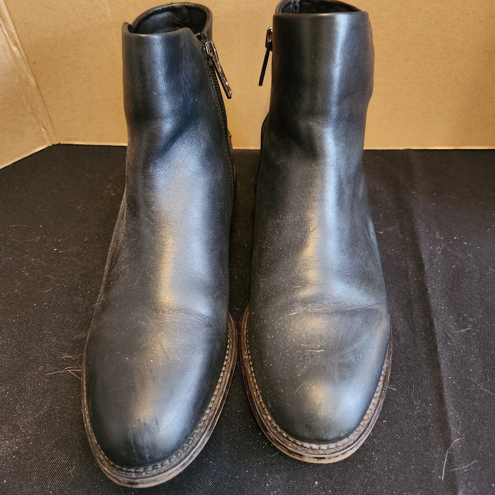 Franco Sarto Black Ankle Boots